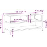  Set TV komoda Staro drvo 100 x 35 x 45 cm Konstruirano drvo | Eponuda.com