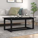  Stolić za kavu crni 110 x 55 x 45 cm od masivne borovine | shoptok.hr