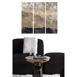 Wallity MDF1322868650 multicolor decorative mdf painting (3 pieces) Cene