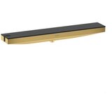 Hansgrohe Rainfinity Polished Gold Optic zidni priključak za tuš creva sa držačem ručnog tuša levo i policom 26843990 | ePonuda.com