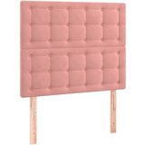 vidaXL Posteljno vzglavje 2 kosa roza 100x5x78/88 cm žamet, (20792997) Cene