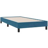  posteljni okvir brez vzmetnice temno modra 80x220 cm žamet, (21829441) | Shoptok.si