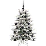vidaXL Umetno Zložljivo Božično Drevo Bela 120 cm PE in PVC | Shoptok.si