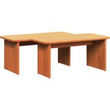  Klubska miza Voščeno rjava 100 x 69 x 35.5 cm Trdna borovina, (5000073386) | Shoptok.si