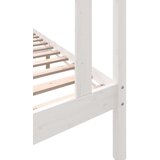  Za krevet od masivne borovine bijeli 90 x 200 cm | shoptok.hr