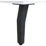 vidaXL klubske mizice 2 kosa bele 50x50x40 cm inženirski les | Shoptok.si