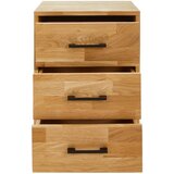 Linea Natura PREDALNIK NA KOLESCIH barve hrasta | Shoptok.si