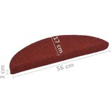  Samoljepljivi otirači za stepenice 10 kom crveni 56 x 17 x 3 cm | shoptok.hr