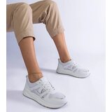 Gemre White sneakers on a thick sole Sierra Cene