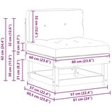 3 Vrtni kotni kavč Masivna borovina Vosek Rjava Bor, (5000270376) | Shoptok.si