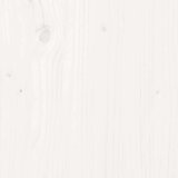  Posteljni okvir bel iz trdnega lesa 75x190 cm 2FT6, (20907017) | Shoptok.si