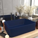  Luksuzni umivaonik mat tamnoplavi 41 x 30 x 12 cm keramički | shoptok.hr