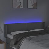  LED uzglavlje svjetlosivo 147x16x78/88 cm od tkanine | shoptok.hr