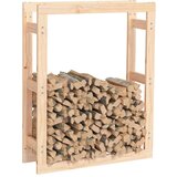  Stalak za drva za ogrjev 80x25x100 cm od masivne borovine | shoptok.hr