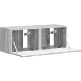 vidaXL TV stenska omara 2 pcs Siva Sonoma 60 x 31 x 29.5 cm | Shoptok.si