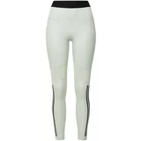 ADIDAS SPORTSWEAR Sportske hlače 'Hyperglam 3-Stripes' pastelno zelena / crna / bijela
