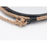 FUNLY MEE okroglo kovinsko ogledalo z vrvjo - 31 cm | Shoptok.si