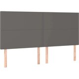 vidaXL Uzglavlje 4 kom sivi 90x5x78/88 cm od umjetne kože | shoptok.hr