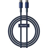 BZ Baseus Tungsten Gold USB-C na USB-C Kabel, 100W, 1m - Modra, (22006856) | Shoptok.si