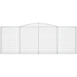  Lučne gabionske košare 8 kom 400x50x140/160cm pocinčano željezo | shoptok.hr