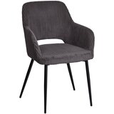 MID.YOU NASLANJAČ, les, kovina, tekstil siva | Shoptok.si