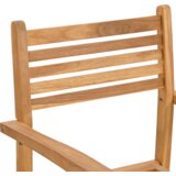 vidaXL Komplet za jedilnico v vrtu 7 pcs Rjava Trden tikov les | Shoptok.si