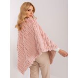 Wool Fashion Italia Poncho-AT-PN-2347.68-light pink | Shoptok.si