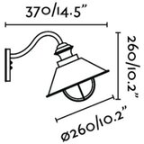 Faro 71110 - Spoljašnje zidno svetlo NAUTICA 1xE27/11W/230V | Eponuda.com