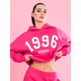 Sinsay Hoodie s spuštenim ramenima i printom "1996 Georgia" Gym Hard | shoptok.hr