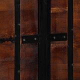  Uzglavlje kreveta 140 cm Puno obrađeno drvo i željezo | shoptok.hr