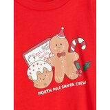 Sinsay Pamučna božićna crewneck dukserica s printom medenjaka Slike