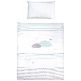 Roba Bela bombažna otroška posteljnina za otroško posteljico 100x135 cm Happy Cloud – | Shoptok.si