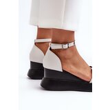 Boto Women's Platform and Wedge Sandals with Flowers White Foviana | ePonuda.com