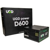 UGD Napajanje D600 600W Power 12cm FAN, 20+4pin, 4+4pin, 3xSATA, 1xIDE, 2x6+2pin Black | Eponuda.com