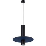 Sollux Tamno plava/bež metalna viseća svjetiljka ø 30 cm Olisa – Cijene