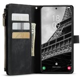 INORCO CASEME C30 Series za Samsung Galaxy S23+ PU usnjena torbica za telefon, reže za kartice, žep na zadrgo, pokrov stojala, (22035817) | Shoptok.si