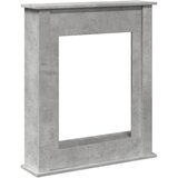  Okvir za kamin boja betona 75x20x87,5 cm od konstruiranog drva | Eponuda.com