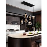  Redo 01-4047 - Visilica na sajli ATLANTIS 6xE27/42W/230V crna | Eponuda.com