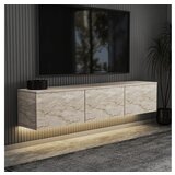 Hanah home TV polica Neon Illuminated Travertine | ePonuda.com