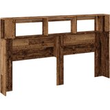  LED uzglavlje boja drva 180x18,5x103,5 cm konstruirano drvo | Eponuda.com