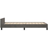  Okvir za krevet bez madraca tamnosivi 90x200 cm baršunasti | shoptok.hr