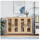 vidaXL Zidni ormarići 2 kom boja hrasta sonome od konstruiranog drva | shoptok.hr