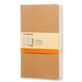 Moleskine Beležnica Cahier Journals LG mehke platnice, kraft - črte, 3 kosi | Shoptok.si