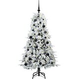 vidaXL Umetno Zložljivo Božično Drevo Zelena 150 cm PE in PVC | Shoptok.si