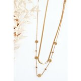 Glam Chic Women's Snake Chain With Flowers Gold | shoptok.hr