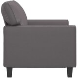 Dvosjed od tkanine siva 120 cm od umjetne kože | Eponuda.com