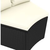  8-dijelni set vrtnih sofa od poliratana s jastucima crni | shoptok.hr