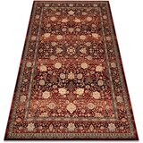 RugsX Preproge Preproga volna KASHQAI 4365 300 Cvetje, okvir 160x240 cm Bordo | Shoptok.si