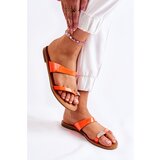 Kesi Women's Lacquered Flip-flops Orange Jimena Cijene