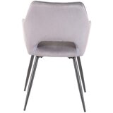 MID.YOU NASLANJAČ, les, kovina, tekstil črna, temno siva | Shoptok.si